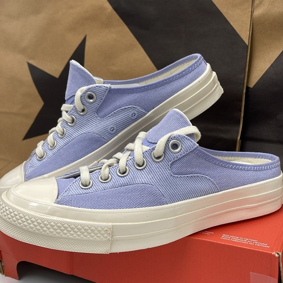 Converse WMNS Chuck 70 Mule 'Serene Sapphire' A00539C Lavender Sneakers - Picture 7 of 16